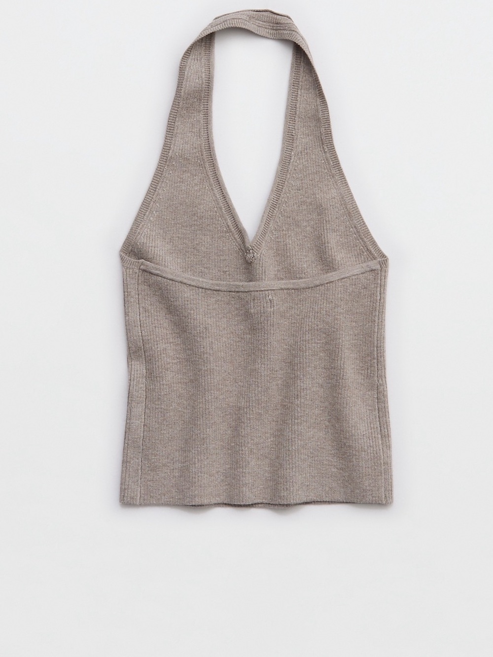 Aerie Sweater Ribbed Halter Tank + Trousers Lounge Set - Picture 2 of 9